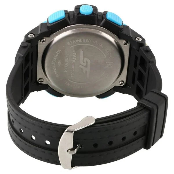 SF Super Fibre Digital Dial Plastic Strap Watch for Men 77073pp04 - KRISHNA WATCH COMPANY