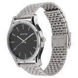 Sonata Quartz Analog Black Dial Stainless Steel Strap Watch for Men 77082sm01