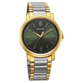 Sonata Traditional Essentials Quartz Analog Green Dial Stainless Steel Strap Watch for Men NT77083bm01