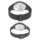 Sonata Modern Bandhan Quartz Analog Black Dial Watch for Couple - 7710587050NM02 - KRISHNA WATCH COMPANY
