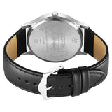 Sonata Aspire Quartz Analog Silver Dial Leather Strap Watch For Men 77105SL21W_P