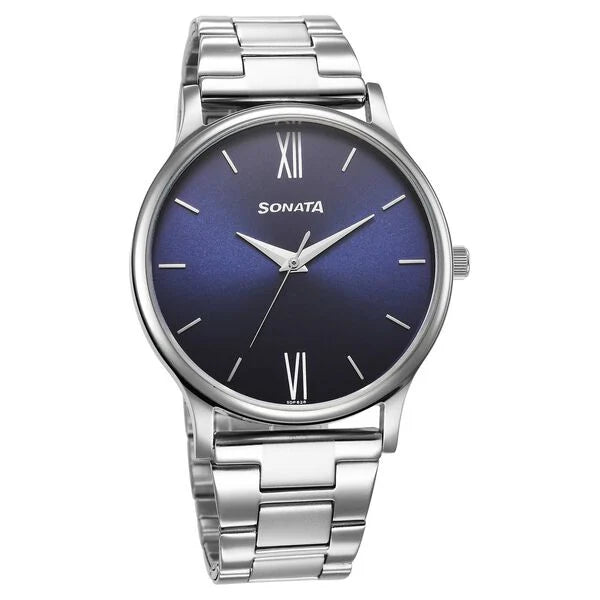 Sonata Aspire Quartz Analog Watch for Men - 77105SM08 - KRISHNA WATCH COMPANY