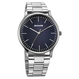 Sonata Aspire Quartz Analog Blue Dial Stainless Steel Strap Watch For Men NS77105SM19W