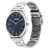 Sonata Aspire Quartz Analog Blue Dial Stainless Steel Strap Watch For Men NS77105SM19W