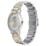 Sonata Quartz Analog with Date Silver Dial Stainless Steel Strap Watch for Men 77108BM02W