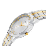 Sonata Quartz Analog with Date Silver Dial Stainless Steel Strap Watch for Men 77108BM02W