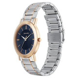 Sonata Quartz Analog Blue Dial Stainless Steel Strap Watch for Men 77108KM02W