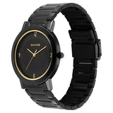 Sonata Utsav Quartz Analog Black Dial Stainless Steel Strap Watch for Men 77108nm02
