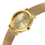 Sonata Utsav Quartz Analog with Day and Date Champagne Dial Stainless Steel Strap Watch for Men 77108ym09