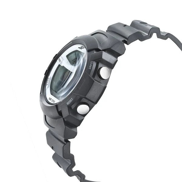 SF Digital Dial Black PU Strap Watch for Men 77109pp01 - KRISHNA WATCH COMPANY