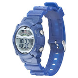 SF Digital Dial Blue PU Strap Watch for Men 77109pp03