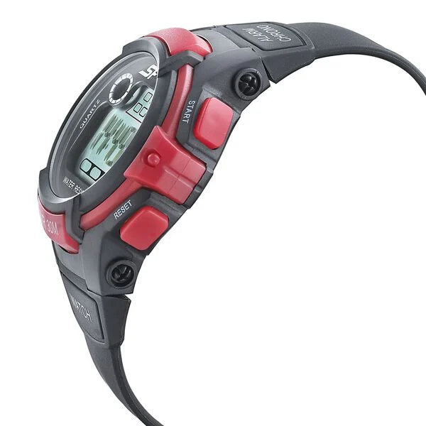 SF Digital Dial Black PU Strap Watch for Men 77110pp01 - KRISHNA WATCH COMPANY