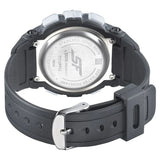 SF Digital Dial Black PU Strap Watch for Men 77110pp02