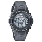 SF Digital Dial Black PU Strap Watch for Men NT77111PP02