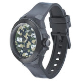 SF Turbo Quartz Analog Multicoloured Dial PU Strap Watch for Men 77114pp02w