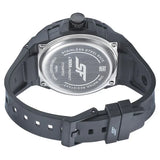 SF Turbo Quartz Analog Multicoloured Dial PU Strap Watch for Men 77114pp02w