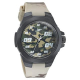SF Turbo Quartz Analog Multicoloured Dial PU Strap Watch for Men 77114pp03w