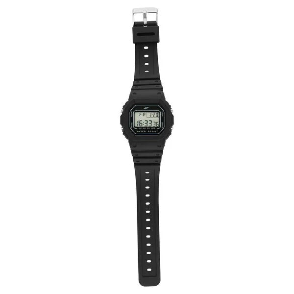 SF Hexa Digital Dial Unisex Watch With Polyurethane Strap 77122pp02 - KRISHNA WATCH COMPANY
