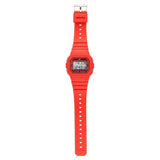 SF Hexa Digital Dial Unisex Watch With Polyurethane Strap 77122pp03