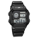 SF Hexa Digital Dial Unisex Watch With Polyurethane Strap 77123pp01
