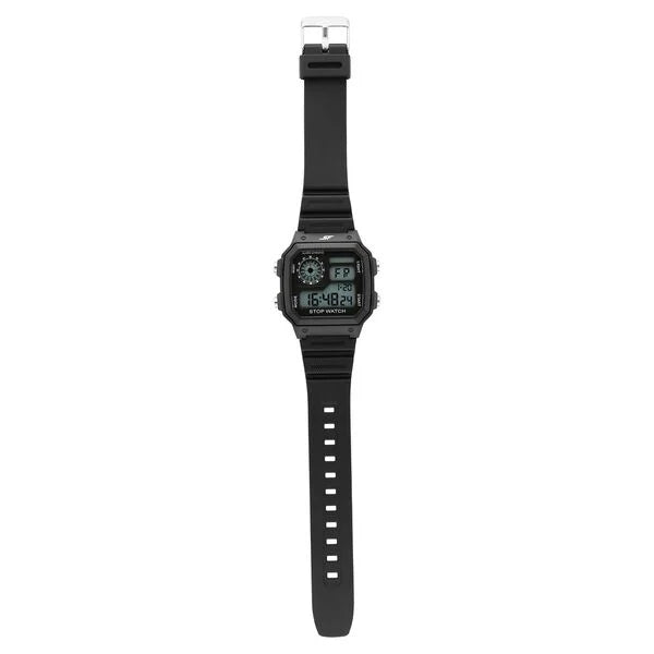 SF Hexa Digital Dial Unisex Watch With Polyurethane Strap 77123pp01 - KRISHNA WATCH COMPANY