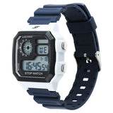 SF Hexa Digital Dial Unisex Watch With Polyurethane Strap 77123pp02