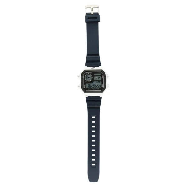 SF Hexa Digital Dial Unisex Watch With Polyurethane Strap 77123pp02 - KRISHNA WATCH COMPANY
