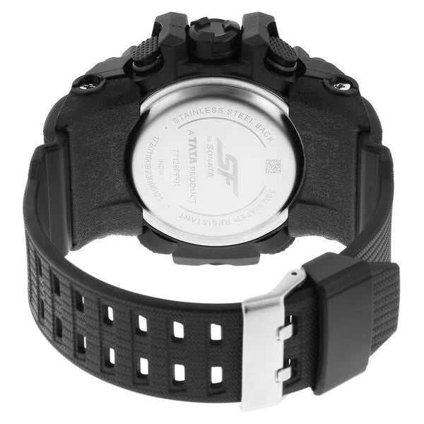 SF Sparq Ana Digi Black Dial Polyurethane Strap Watch for Men 77129pp01w - KRISHNA WATCH COMPANY