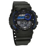 SF Digital Dial Black Polyurethane Strap Watch For Men 77130pp03w