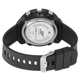 SF Zest Quartz Analog Digital Dial Black Polyurethane Strap Watch For Men 77131pp01w