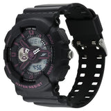 SF Dreamer Series Black Round Dial Black Plastic Strap Watch For Men 77132pp06w