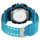 SF Analog Digital blue translucent strap and black dial with blue highlights Watch For Men 77138pp04w
