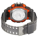 SF Analog Digital Orange Dial PU Strap Watch For Men 77138pp05w