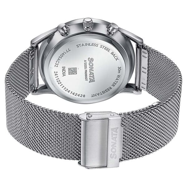 Sonata Wedding Edit Quartz Multifunction Watch For Men 77140sm02