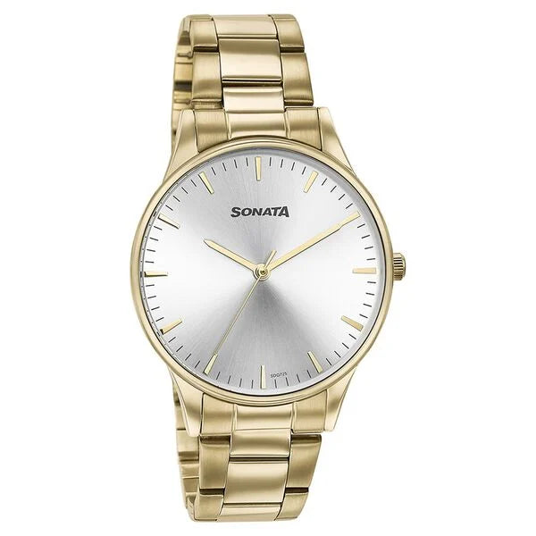 Sonata Quartz Analog Watch For Men 77144ym02 - KRISHNA WATCH COMPANY