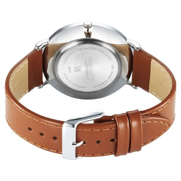 Sonata Ascent Quartz Analog Watch For Men - 77150SL03 - KRISHNA WATCH COMPANY