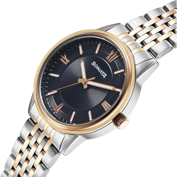 Sonata Wedding Quartz Analog Watch For Men 77154km01 - KRISHNA WATCH COMPANY