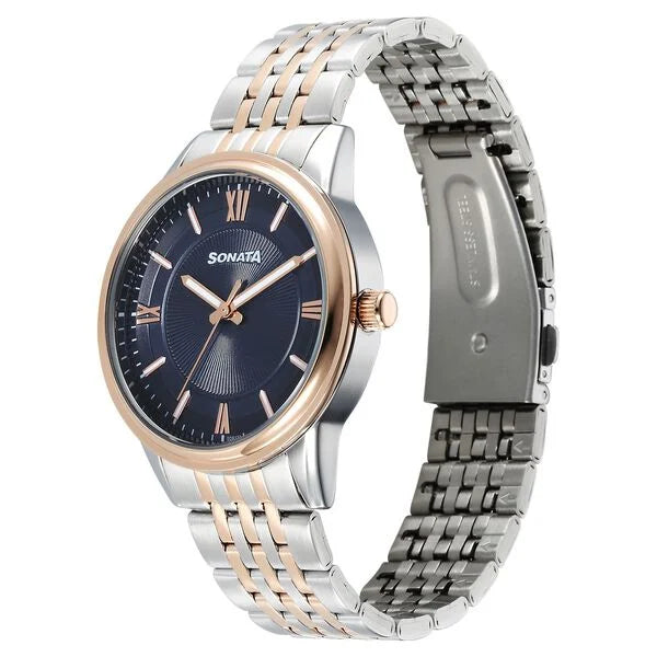 Sonata Wedding Quartz Analog Watch For Men 77154km01 - KRISHNA WATCH COMPANY