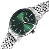 Sonata Wedding Quartz Analog Green Dial Stainless Steel Strap Watch For Men 77156SM02 - KRISHNA WATCH COMPANY