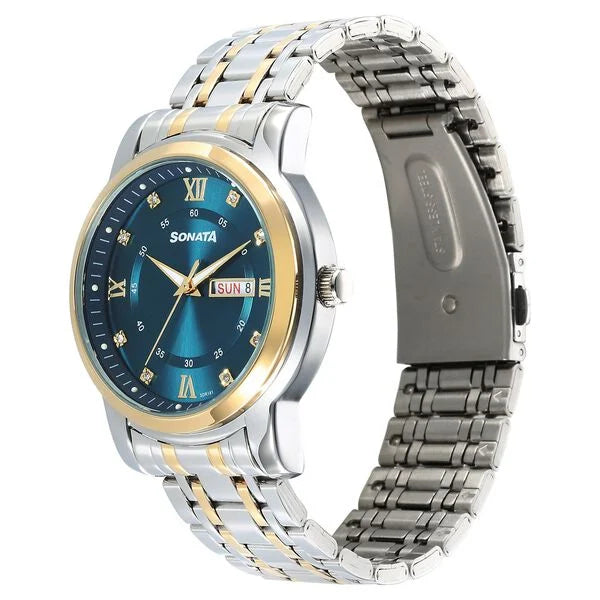 Sonata Wedding Quartz Analog Watch For Men 77157bm01 - KRISHNA WATCH COMPANY