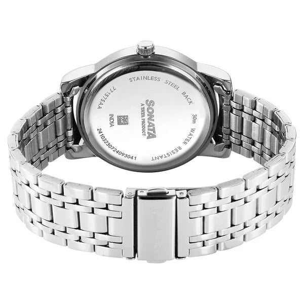 Sonata Wedding Quartz Analog Watch For Men 77157sm01 - KRISHNA WATCH COMPANY