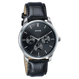 Sonata Men's Work Wear black dial Watch - 77163SL02