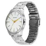 Sonata Traditional Essentials Silver Dial Watch For Men 77163sm02w