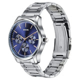 Sonata Men's Work Wear Navy dial Watch - 77163SM05