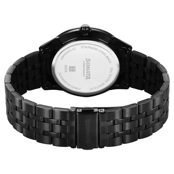 Sonata Eternia Quartz Analog Watch For Men 77166nm01 - KRISHNA WATCH COMPANY