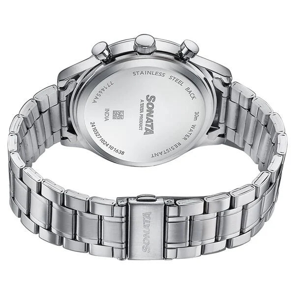 Sonata Wedding Edit Quartz Watch For Men - 77166SM01 - KRISHNA WATCH COMPANY