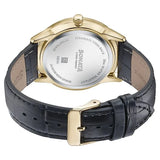 Sonata Wedding Edit Quartz Analog with Date Golden Dial Leather Strap Watch For Men 77166yl01 - KRISHNA WATCH COMPANY