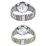 Sonata Wedding Edit Quartz Analog with Date Silver Dial Stainless Steel Strap Watch For Pair 7716787086bm01 - KRISHNA WATCH COMPANY