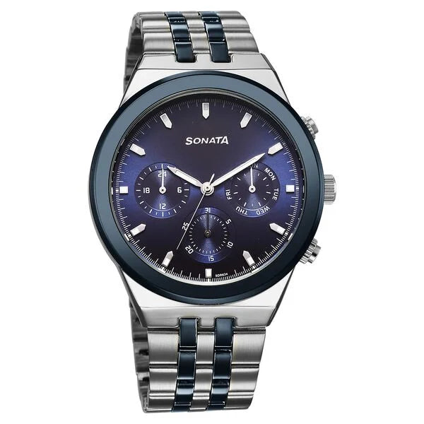 Sonata Eternia Quartz Multifunction Watch For Men - NU77173KM01
