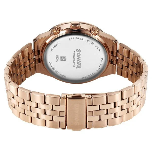 Sonata Eternia Quartz Multifunction Watch For Men 77173wm01 - KRISHNA WATCH COMPANY